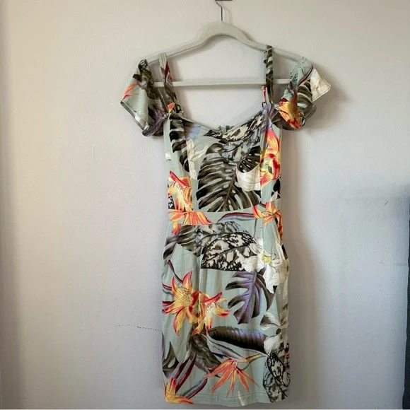 Guess Tropical Print Dress - Picture 2 of 7
